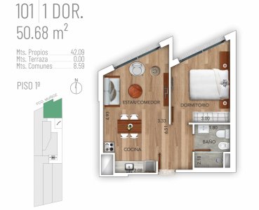Venta de apartamento en Pocitos Nuevo con Garaje y Barbacoa a pasos del Montevideo Shopping