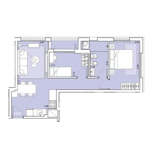 Apartamento en Alquiler en La Blanqueada 2 Dormitorios con Garaje, Barbacoa, Gym, Cowork, Vigilancia y más. 