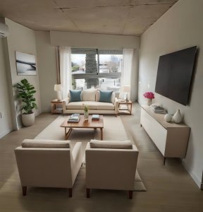Venta de apartamento en Villa Dolores con 1 Dormitorio, Barbacoa y Garaje a pasos del Shopping y Rivera