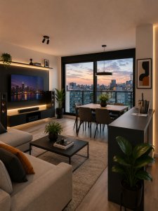 Alquiler de Apartamento de 2 dormitorios con garaje, gym, barbacoa, cowork y más en Tres Cruces Montevideo