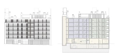 Venta de Local al Frente con 52 m2 en La Blaqueada en edificio de 68 Apartamentos C834-001L