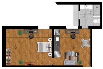 Apto en Venta en el Barrio Sur de Montevideo con barbacoa y depósito a pasos de la Rambla y Av. 18