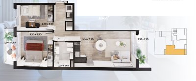 Apartamento en Venta en Cordón con entrega y cuotas a pasos de Av. 18 a estrenar con barbacoa, gym, lavadero y más Vivienda Promovida