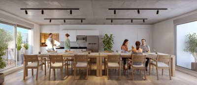 Venta de Apartamento en Cordón con Terraza, Cowork, Barbacoa y Laundry