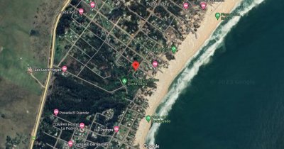 Terreno a 100 metros del mar en Punta Rubia