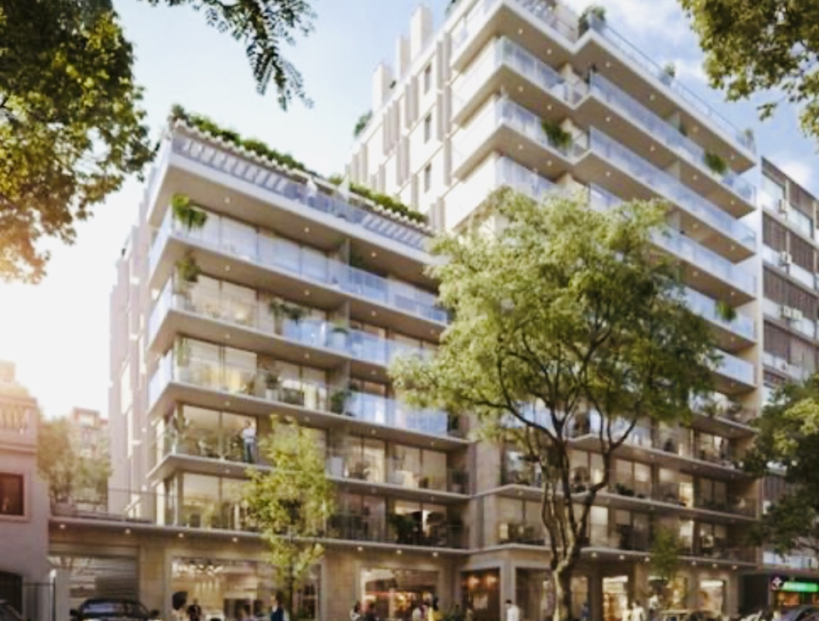 Monoambiente en Pocitos en construcción pozo