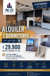 Alquiler Apartamento 1 Dormitorio