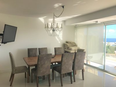 Excelente departamento en Manantiales, 3 dormitorios 3 baños, vista al mar