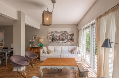 Venta con renta apartamento de 3 dormitorios + patio con parrillero en Mavin