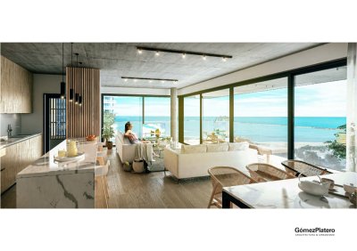 Espectacular apartamento a la venta en playa mansa, Compra en pozo 