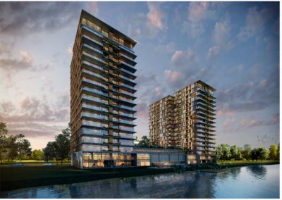 Edificio sobre el Lago Calcagno amparado por la Ley de Vivienda de Interés Social!