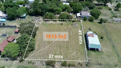 Terreno de 1.815 m² con 37 metros de frente en Balneario Las Flores