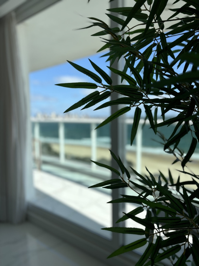 En venta y alquiler anual departamento de 3 suites primera linea