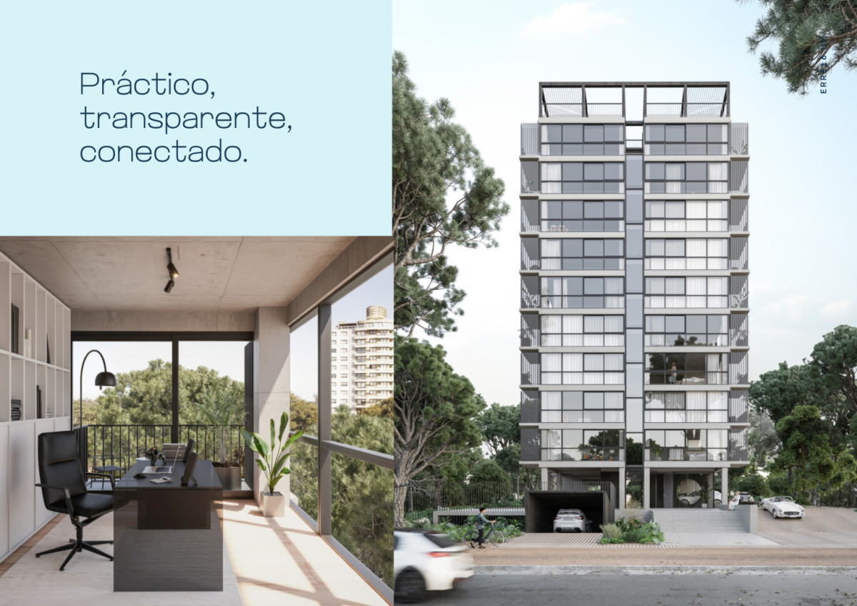 Apartamento de 1 dormitorio esquinero en venta, Punta del Este