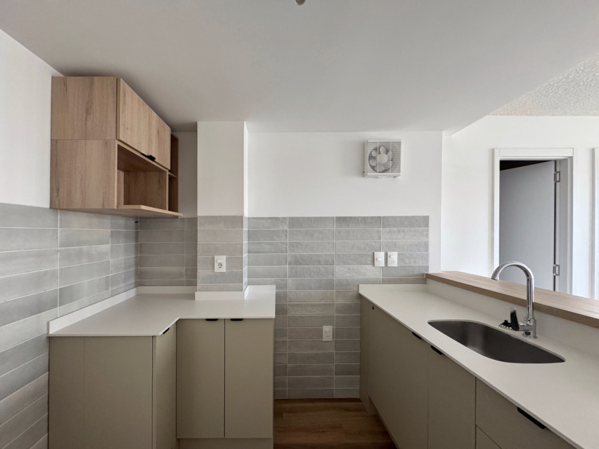 Alquiler 1 dormitorio con GARAJE a estrenar en La Blanqueada (cod 1542)