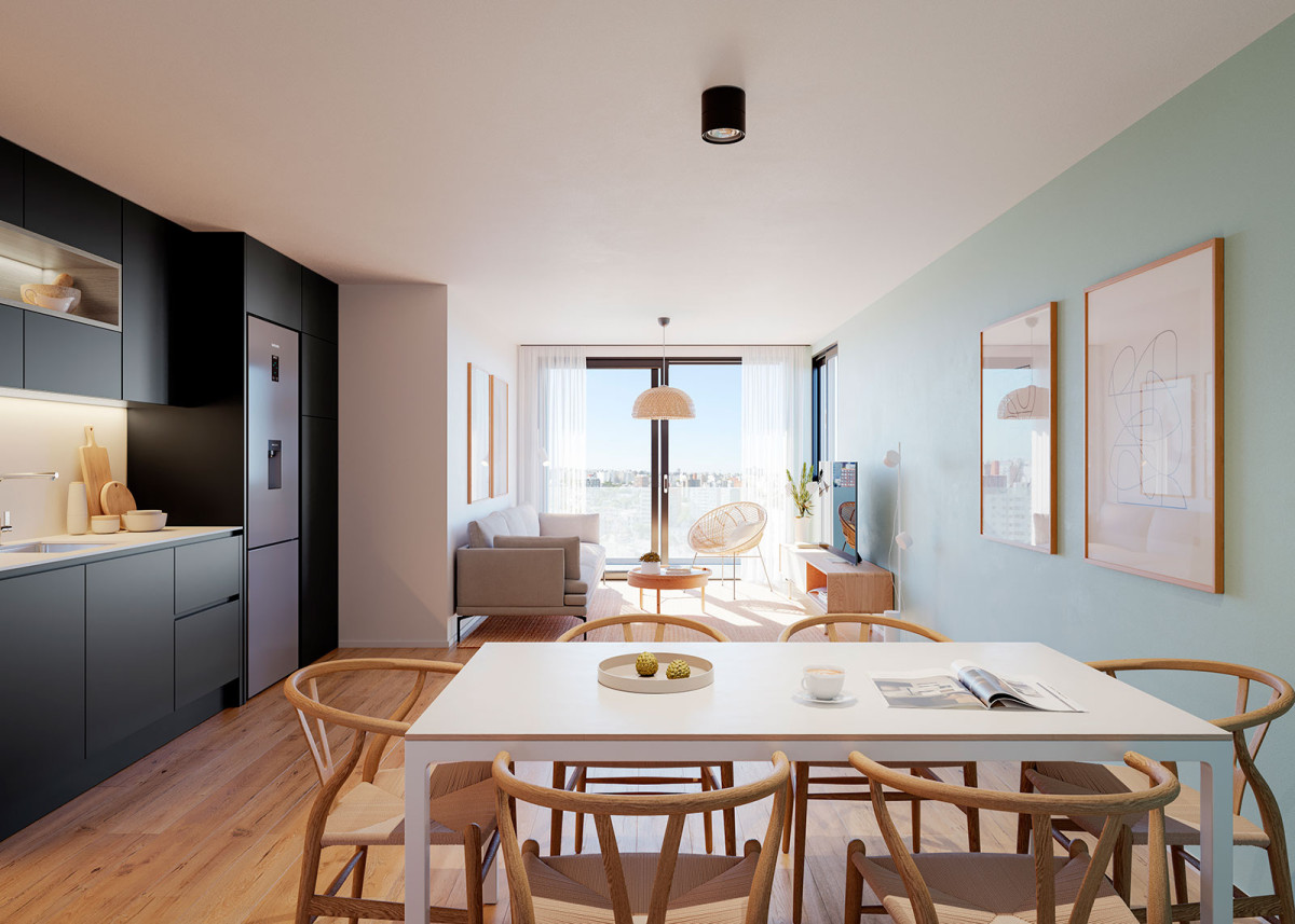 Venta Apartamento 1 dormitorio Pocitos (COD 464)