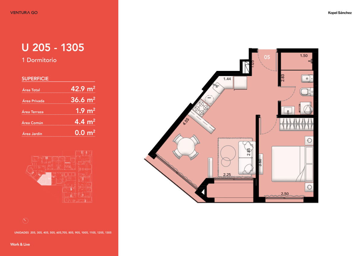 Apartamento ID.412 - Venta Apartamento 1 dormitorio en Buceo (cod 412)