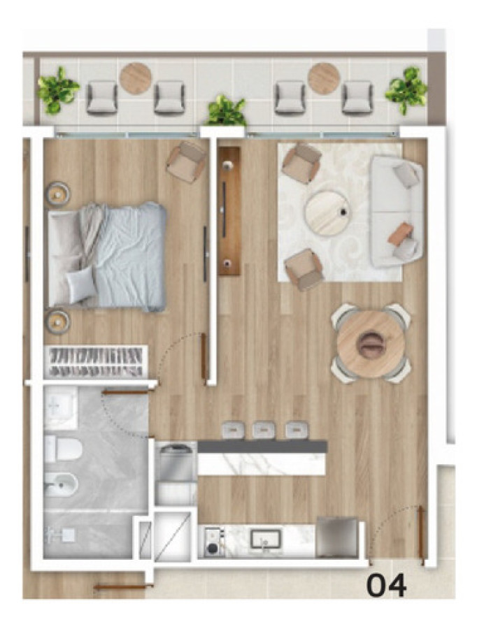 Venta Espectacular Apartamento De 1 Dormitorio Con Garaje En El Cordón!  cod 1177