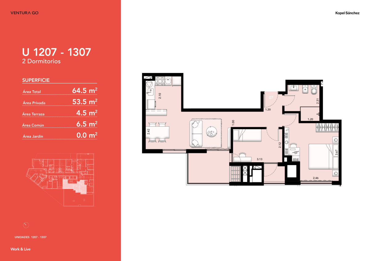 Apartamento ID.1366 - Venta Apartamento 2 dormitorios en La Blanqueada (cod 1366)