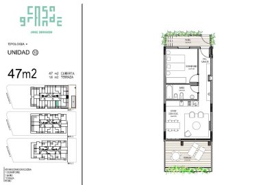 Apartamento en venta La Juanita 1 dormitorio