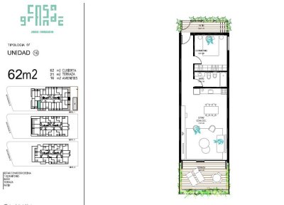 Apartamento en venta La Juanita 1 dormitorio
