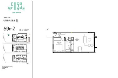 Apartamento en venta La Juanita 1 dormitorio