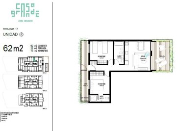 Apartamento en venta La Juanita 2 dormitorios