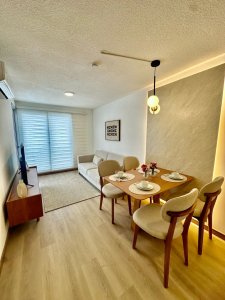 Alquiler apartamento amoblado 1 dormitorio + balcón + garage - Tres Cruces