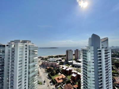 VENTA DE APARTAMENTO A ESTRENAR DE 2 DORMITORIOS EN EDIFICIO MIAMI BOULEVARD II PUNTA DEL ESTE 