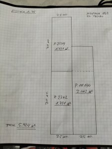 3 padrones en El Tesoro en gran zona comercial