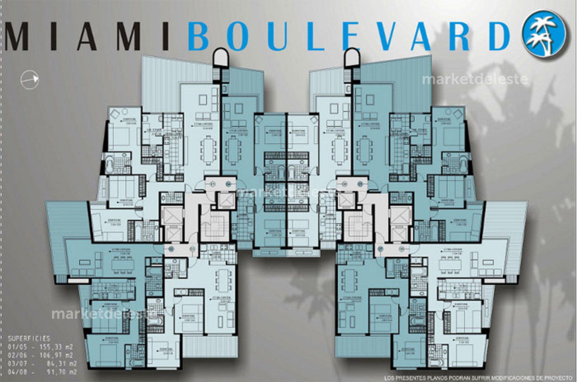 MIAMI BOULEVARD I  - 2 DORMS