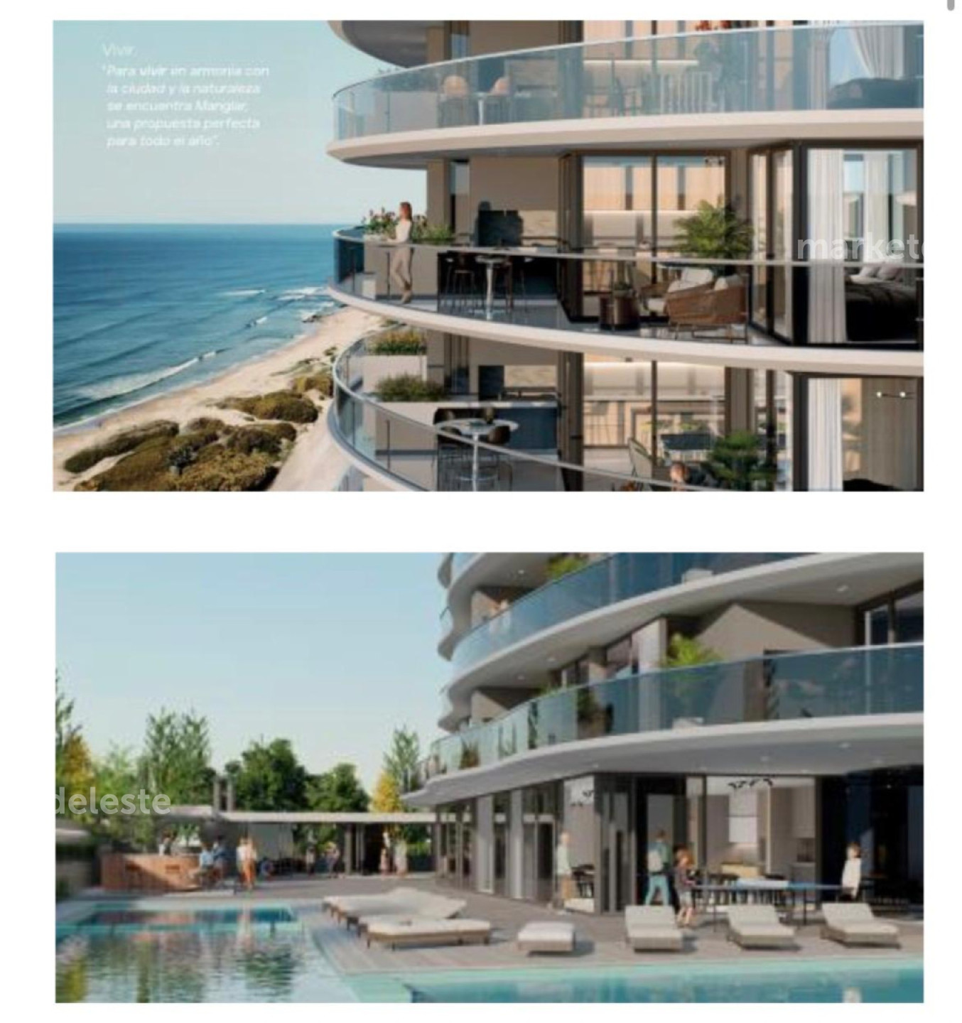 MODERNO DEPARTAMENTO 1 DORMITORIO MANGLAR BRAVA