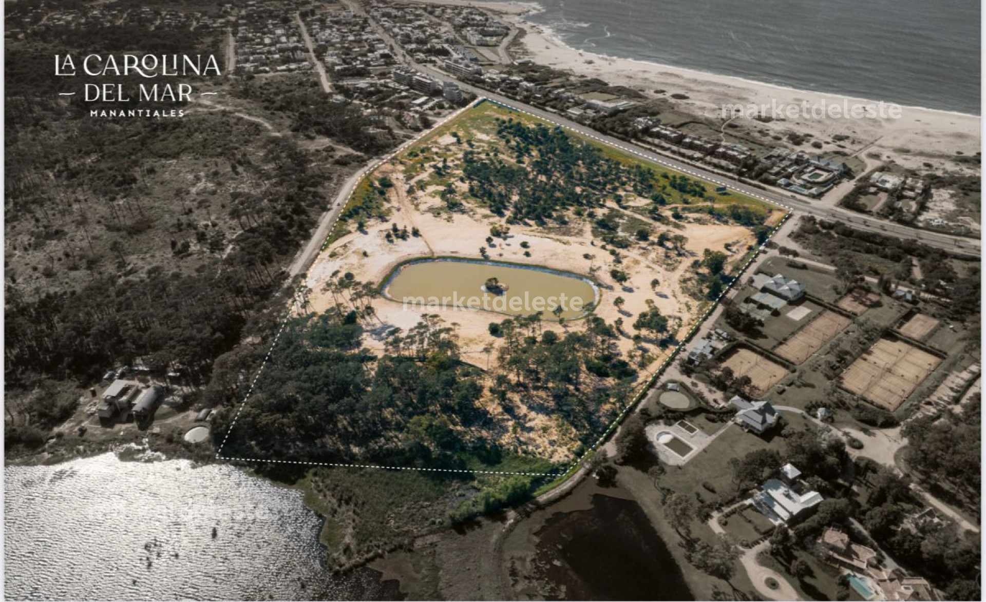 LA CAROLINA DEL MAR - LOTE SOBRE LA LAGUNA 