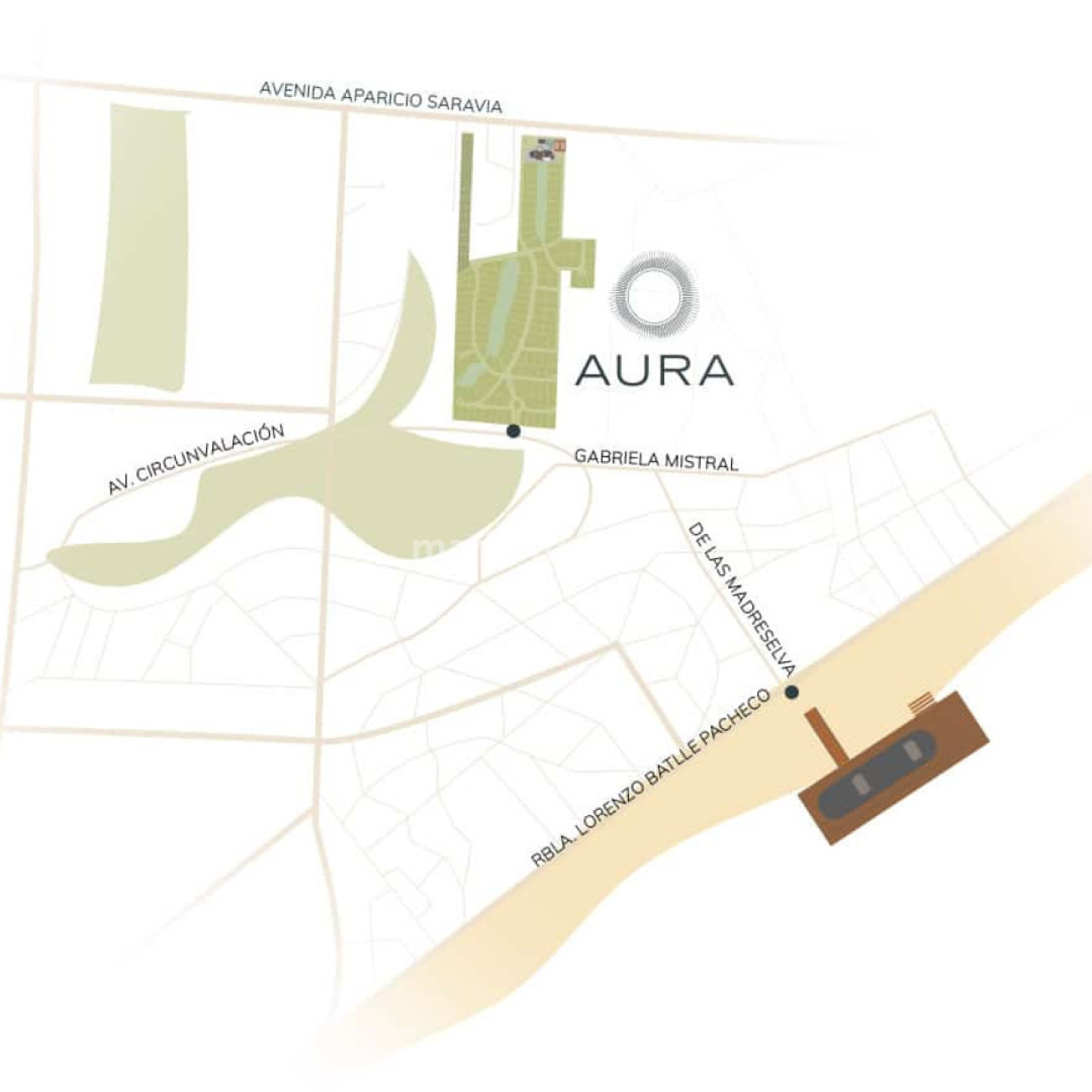 LOTE EN BARRIO AURA - GOLF