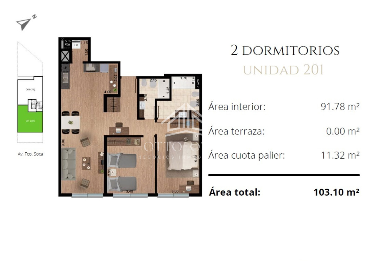 Apartamento con excepcional ubicación!! imagen 4