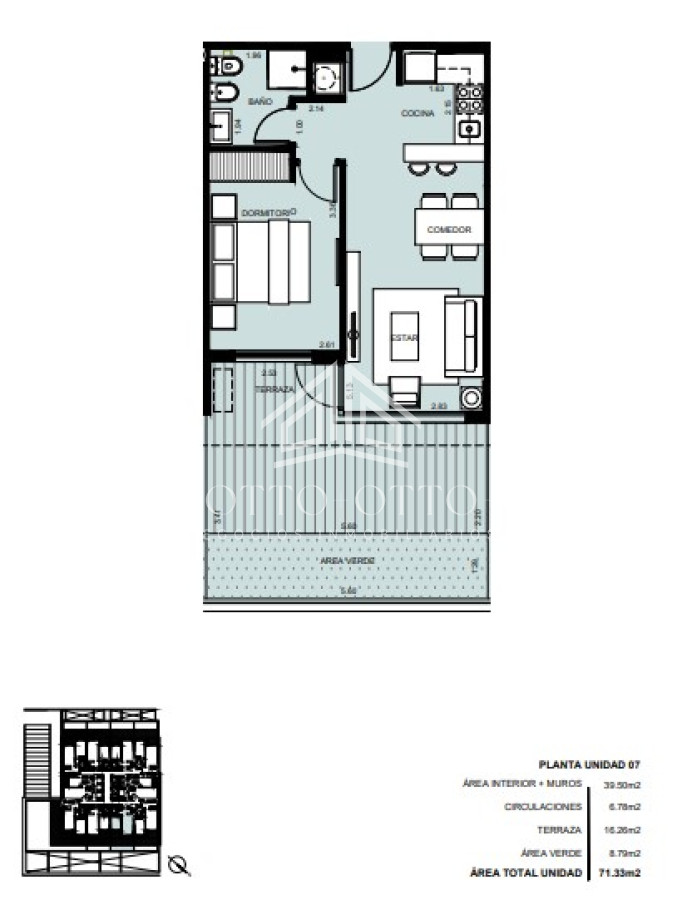 Apartamento de 1 dormitorio en venta, Punta del Este imagen 4