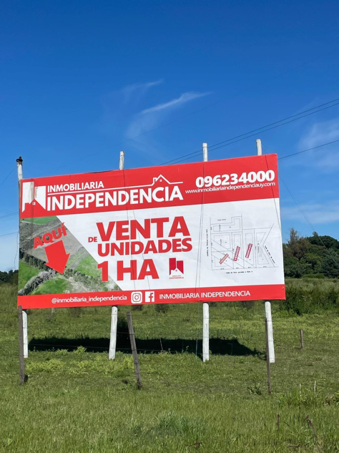 TERRENOS DE 1 HA EN VENTA CONTADO Y FINANCIADO