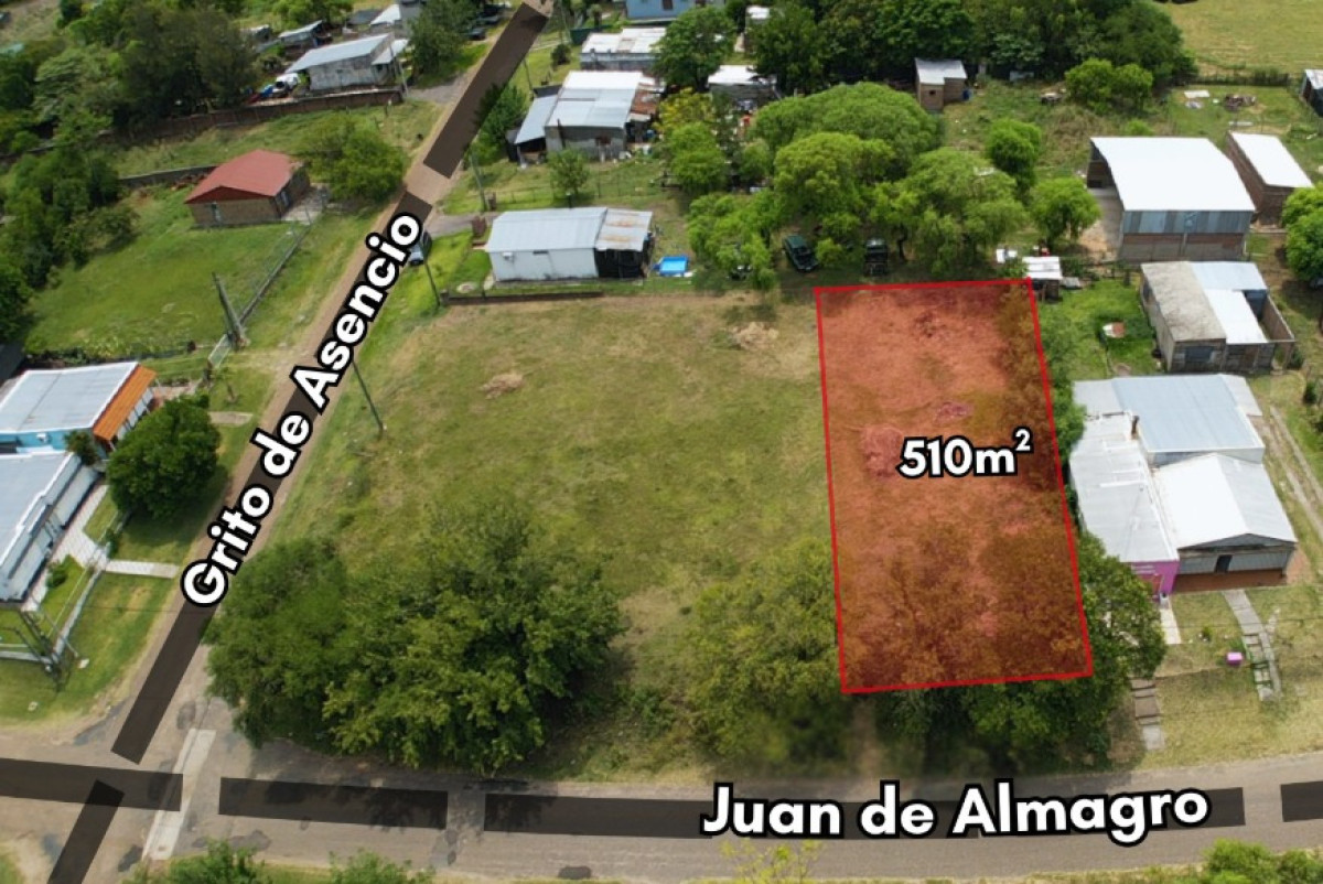 Terreno de 510m2 en venta