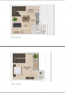 Venta Apartamento Dúplex a estrenar, 1 Dormitorio con Balcón, Unión 