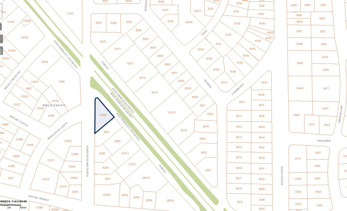 TERRENO ESQUINA EN ROOSEVELT