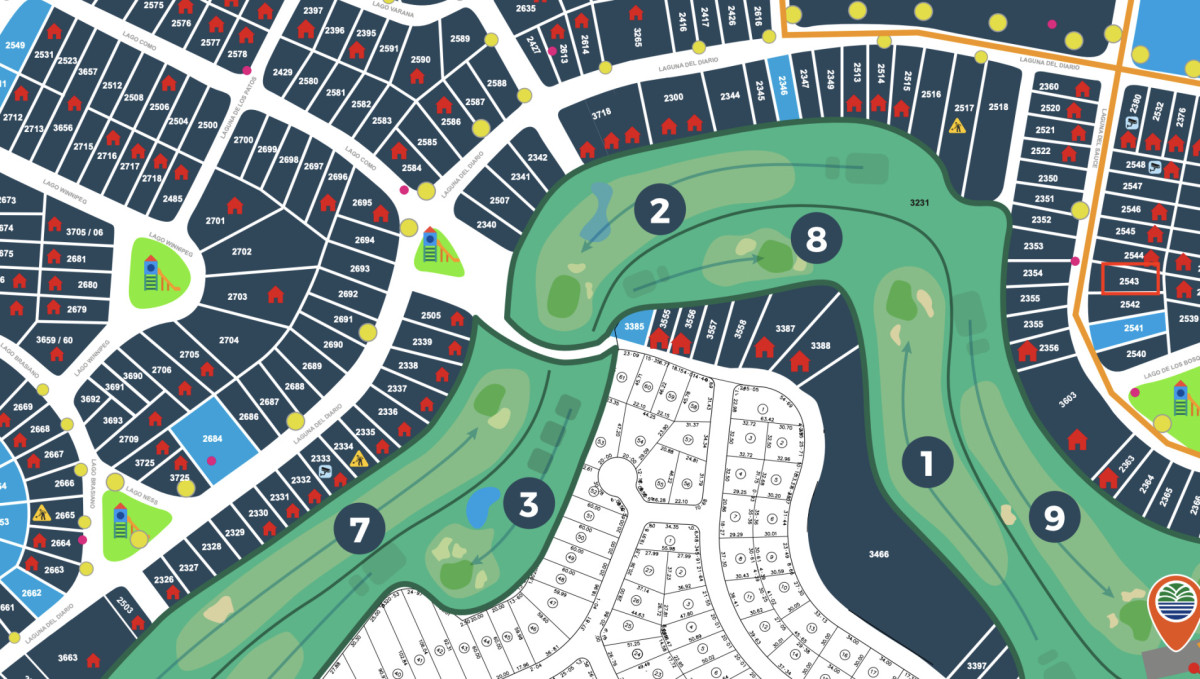 Venta terreno club del lago 