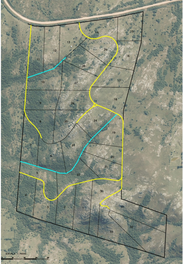 En venta hermosas Chacras de 3Ha en Aigua, sobre Ruta 109