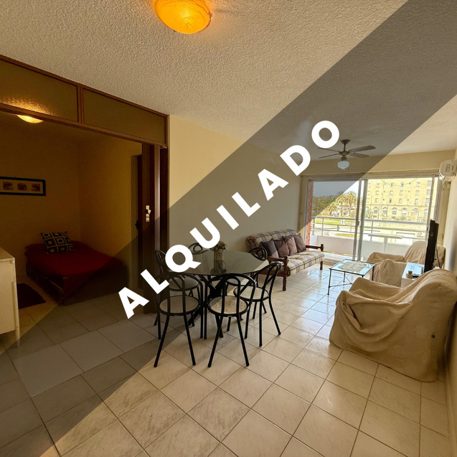 Alquiler anual apartamento 1 dormitorio y medio Piriapolis