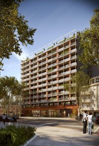 Edificio Los Olímpicos, unidades de 1 dormitorio 