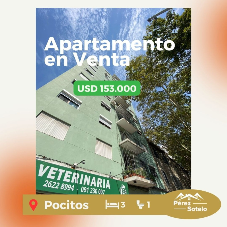 Apartamento En Venta. Pocitos. 3 Dormitorios