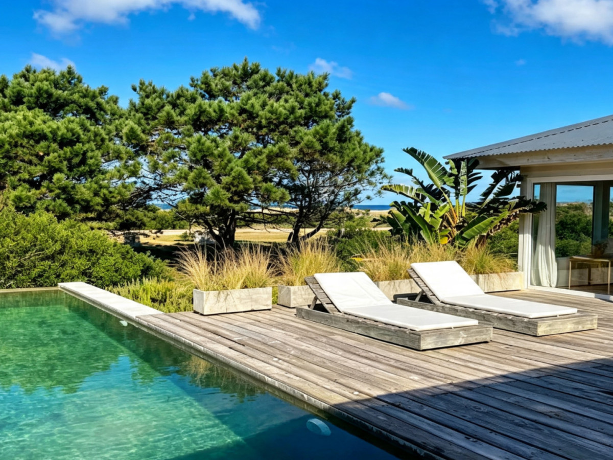 Casa con piscina infinita a pasos de José Ignacio