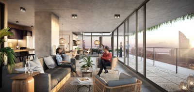 Venta de Apartamento de 2 dormitorios al frente en Av. Libertador 