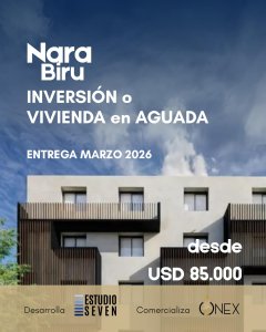 Oportunidad Única de Inversión Aptos de uno y dos dormitorios!    