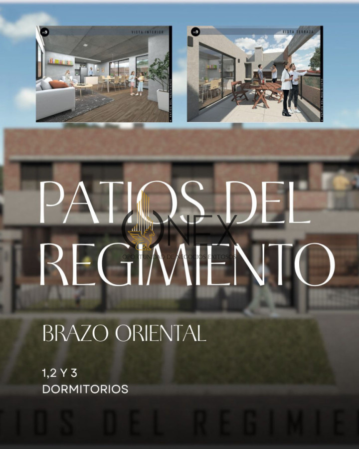 Se vende dúplex a estrenar en Brazo Oriental 