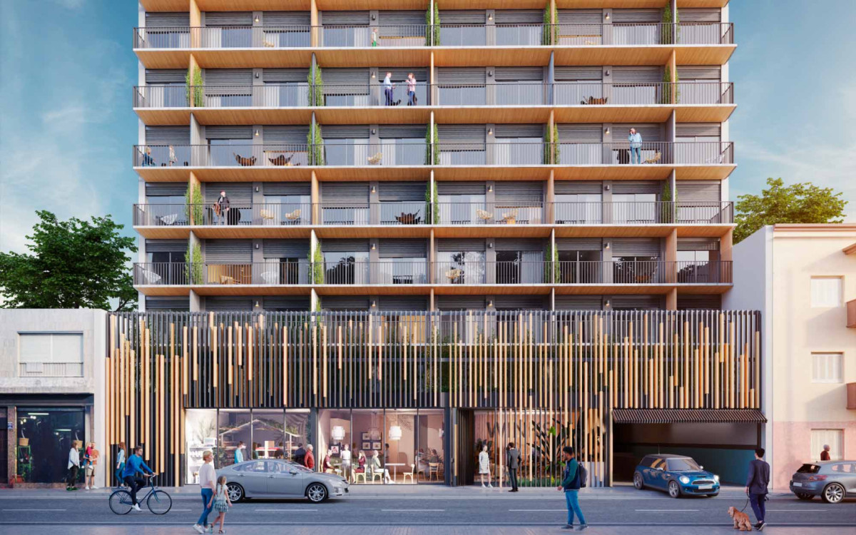 Venta de Monoambiente vista a la Rambla piso 10 